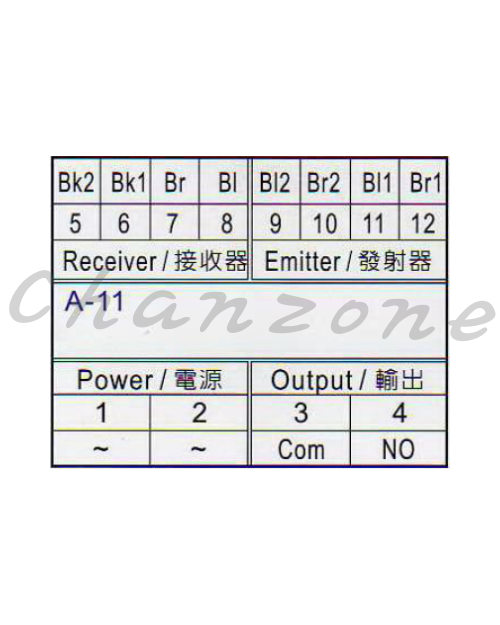 陽明電機 T12系列-放大器+光電頭 自動門專用光電傳感器 A-11-220V+SC-6M