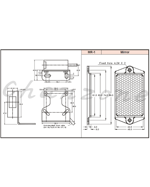 陽明電機 A3系列-鏡片反射式 自由電壓型光電傳感器 A3G-2MRS