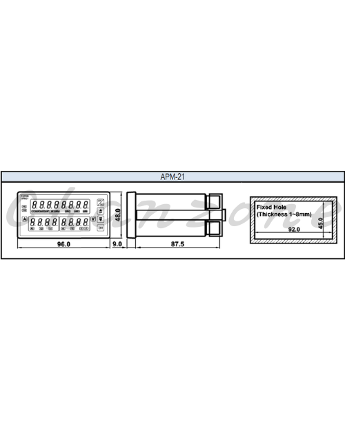 陽明電機 APM系列-盤面式 多功能電表 APM-21-□□ Series