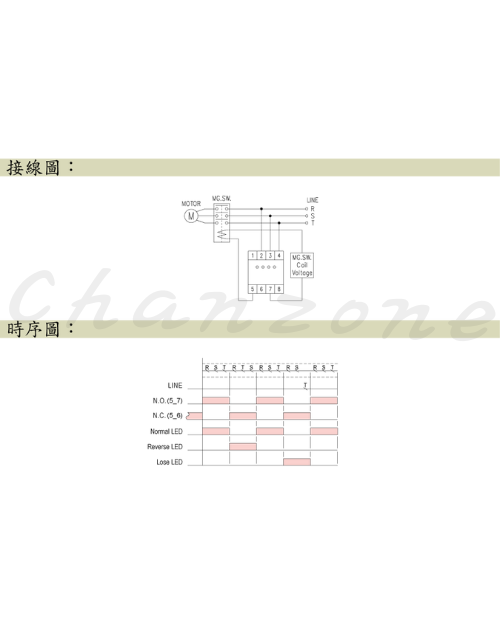 安良電氣 三相相序保護繼電器 APR-4S