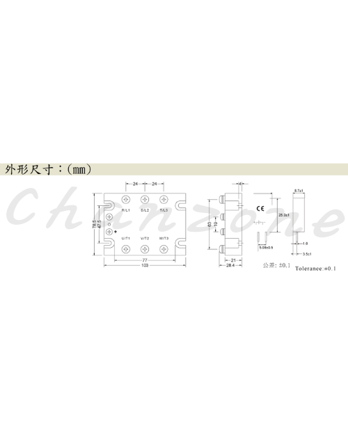 安良電氣 三相固態繼電器 ASR-3PH25DA-H