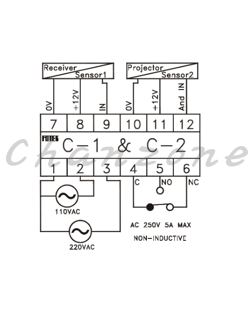 陽明電機 C系列-61*60mm盤內式 SENSOR控制器 C-2