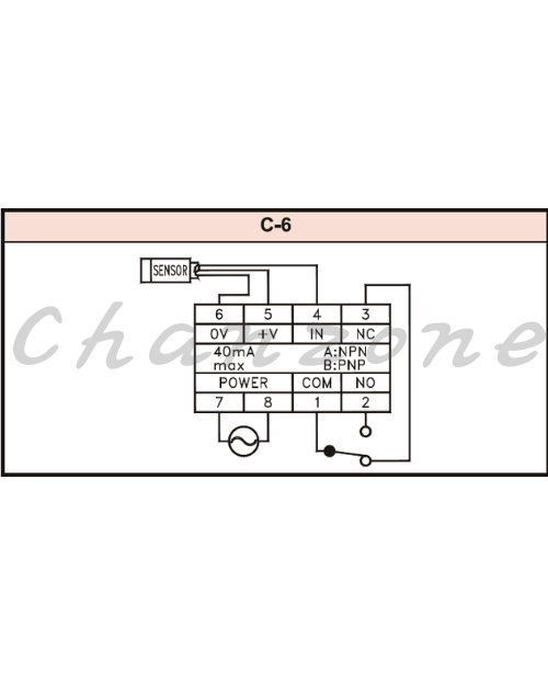 陽明電機 C系列-40*50mm盤內式 SENSOR控制器 C-10