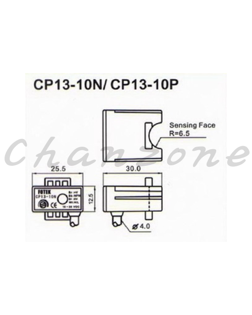 陽明電機 CP系列-標準出線式 靜電容式液位檢測器 CP13-10N/P
