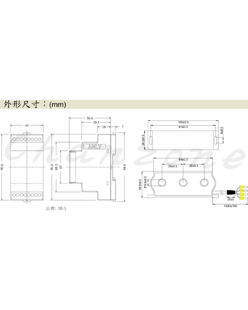 安良電氣 數位式多功能電流繼電器 EP4-3