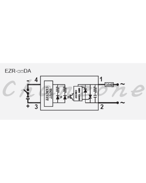 陽明電機 EZR-DA系列-標準型/DC to AC 單相插頭式固態模組 EZR-40DA