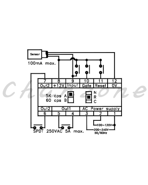 陽明電機 HC系列-二段設定型 電子計數器 HC-42P/52P