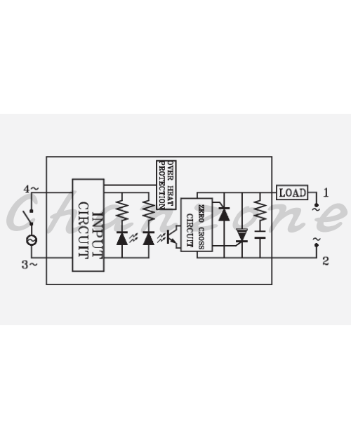 陽明電機 HPR-AA系列-高壓型/AC to AC 單相高功率固態模組 HPR-60/80/100AA-H