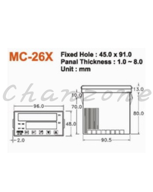 陽明電機 MC系列-一段設定型 多功能記數器 MC-261