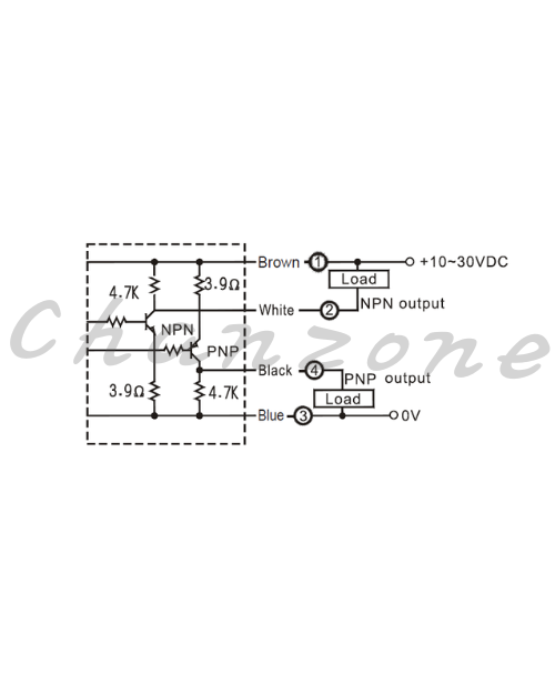 陽明電機 FM/MS系列-按鍵設定/M12接頭型 標誌檢出器 MS-02W-M12