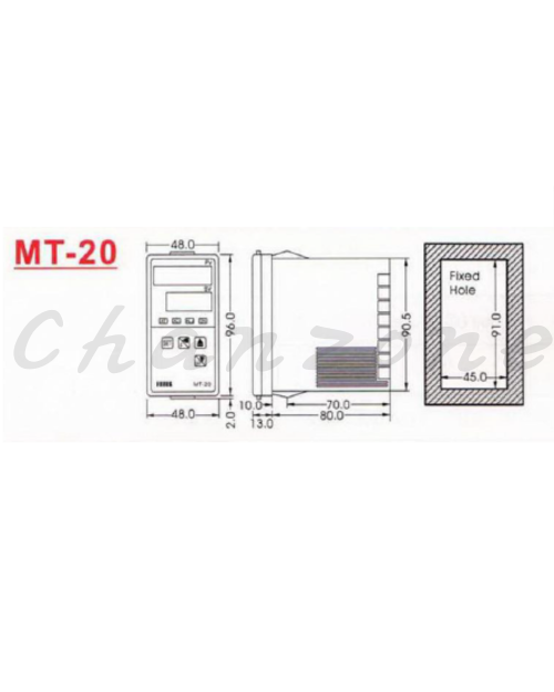 陽明電機 MT系列-48*48*100 FUZZY+PID 微電腦式溫度控制器 MT20-R/MT20-V/MT20-L