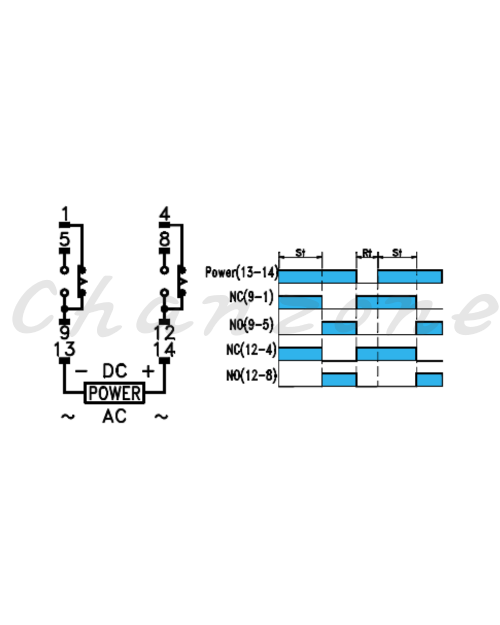 陽明電機 MY系列-2Port 小型計時器 MY-1S/3S/6S/10S/30S/60S/3M/6M/10M/30M/60M/3H/6H/10H/30H-2P