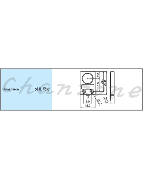 陽明電機 PP系列-薄型對照式 小型光電傳感器 PPT-60P