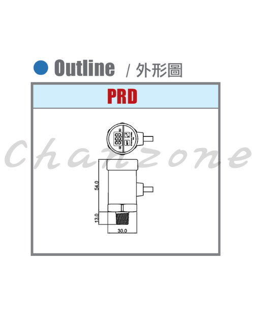 陽明電機 PRD系列 小型數位壓力表 PRD-□□-□□ series
