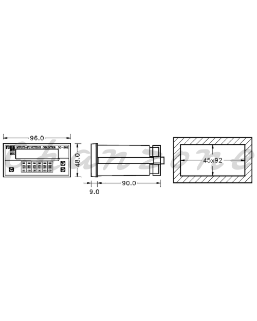 陽明電機 SC系列-純計數型 多功能型計數器 SC-260