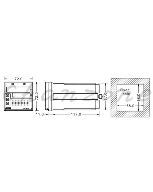 陽明電機 SC系列-雙計數型 多功能型計數器 SC-326