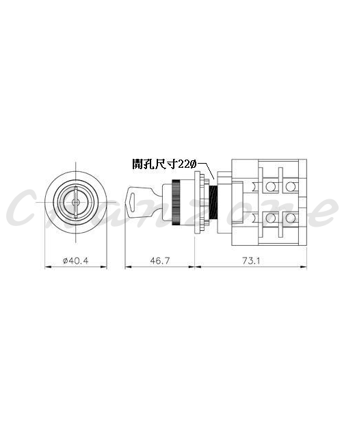 山河電機 SC系列 多段開關 SC-80-22S/22K/56K/66