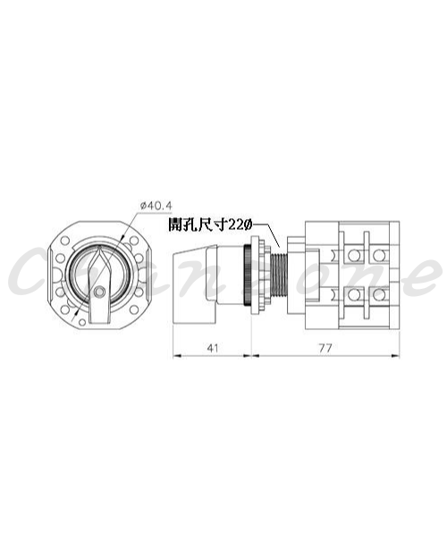 山河電機 SC系列 多段開關 SC-80-22S/22K/56K/66