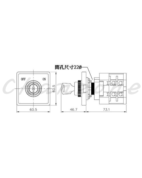 山河電機 SC系列 多段開關 SC-80-22S/22K/56K/66