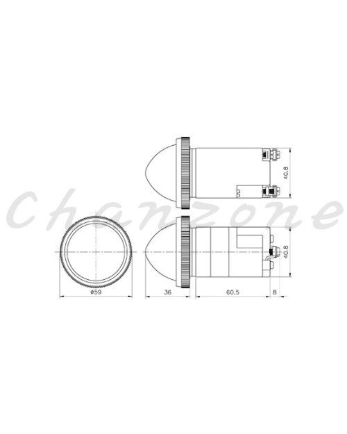 山河電機 ø30系列 電子閃光燈/閃光燈 SCR-3041/SCR-3045/SCR-3087