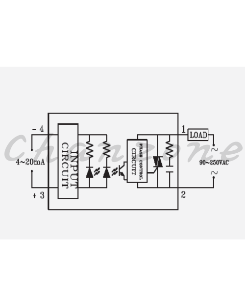 陽明電機 SCR-F-LA系列-高壓型/線性控制SCR 單相保險絲型固態模組 SCR-F-10/25/40LA-H