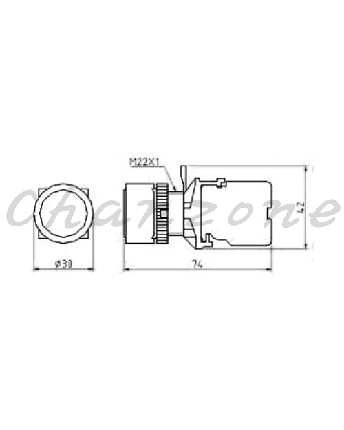 山河電機 ø22.25.30-SHB系列 平形/凸頭/保護型/Ø40急停按鈕開關 SHBB-221/223/225/226