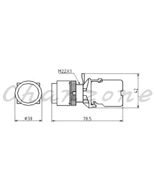 山河電機 ø22.25.30-SHB系列 平形/凸頭/保護型/Ø40急停按鈕開關 SHBB-221/223/225/226