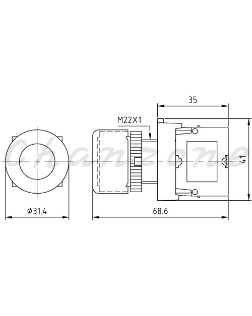 山河電機 ø22.25.30-SHD系列 ø40/ø60急停按鈕/按鈕附防護套 SHDB-226/226-1/228