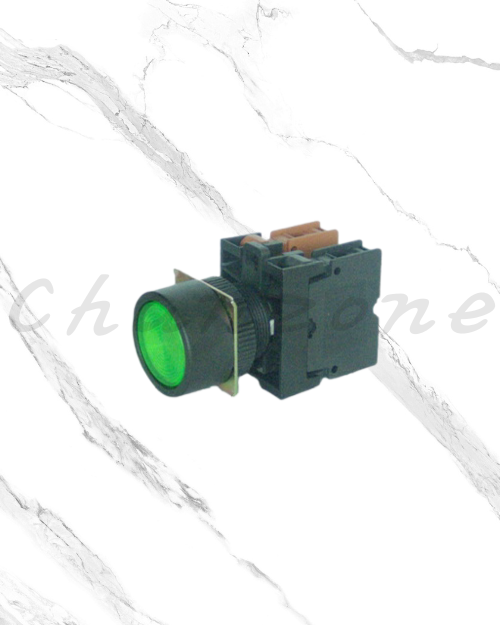 山河電機 ø22.25.30-SHD系列 平形照光/凸頭照光押扣按鈕 SHDIT-221/223