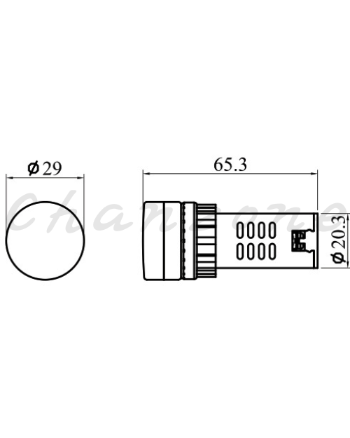 山河電機 ø22.25.30-SHD系列 經濟型/閃光信號燈 SHDP-228/228S