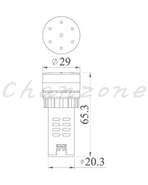 山河電機 ø22.25.30-SHD系列 蜂鳴器/閃光蜂鳴器 SHDZ-221/221L