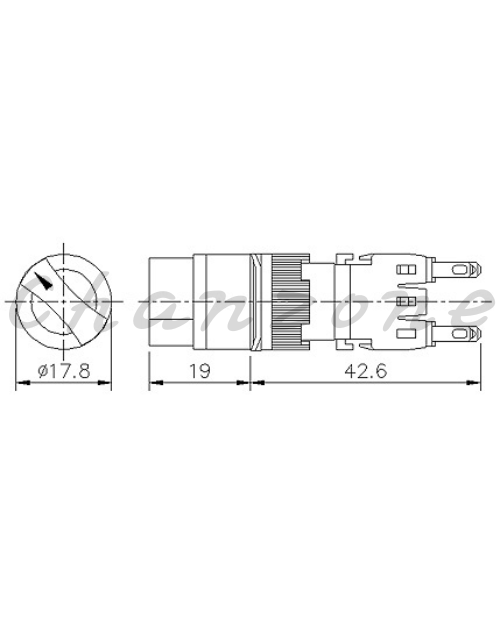 山河電機 ø16mm-SHF系列 切替開關 SHFS-161/162/163