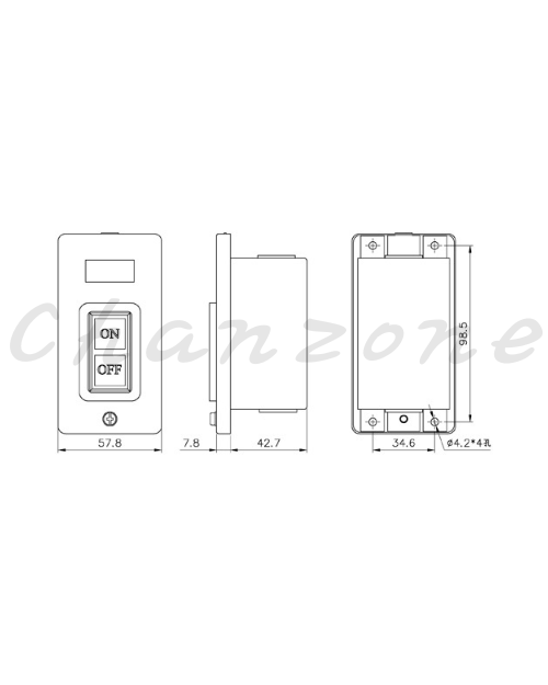 山河電機 動力押扣開關 SHR-3P-10A/15A/30A/15B/20A