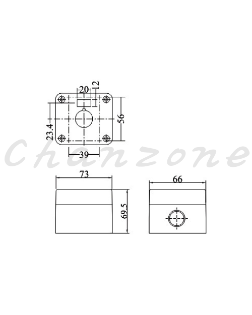 山河電機 ø22系列 一孔~五孔防水控制盒 SRV-22-30-1~5
