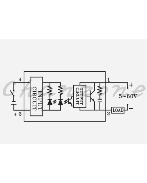 陽明電機 SSR-DD系列-標準型/DC to DC 單相固態模組 SSR-05/10/25/50/75DD