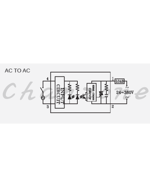 陽明電機 SSR-F-AA系列-標準型/AC to AC 單相保險絲型固態模組 SSR-F-10/25/40AA