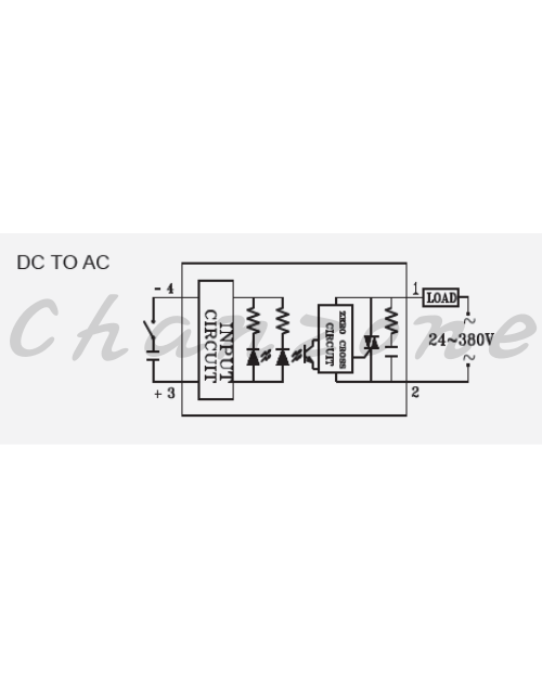 陽明電機 SSR-F-DA系列-高壓型/DC to AC 單相保險絲型固態模組 SSR-F-10/25/40DA-H
