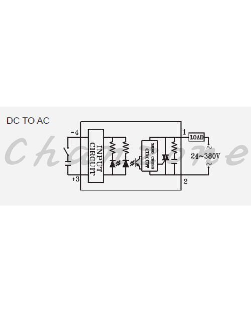 陽明電機 SSR-R/Y系列-繼電器型/單相DC to AC 固態模組 SSR-R20DA/Y05DA