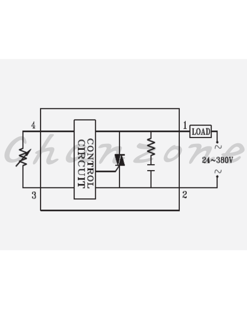 陽明電機 SSR-VA系列-標準型/可變電阻器 to AC 單相固態模組 SSR-10/25/40/50/75VA