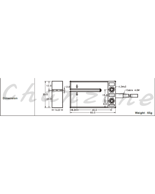 陽明電機 SU系列-對照式 U型光電傳感器 SU-02R