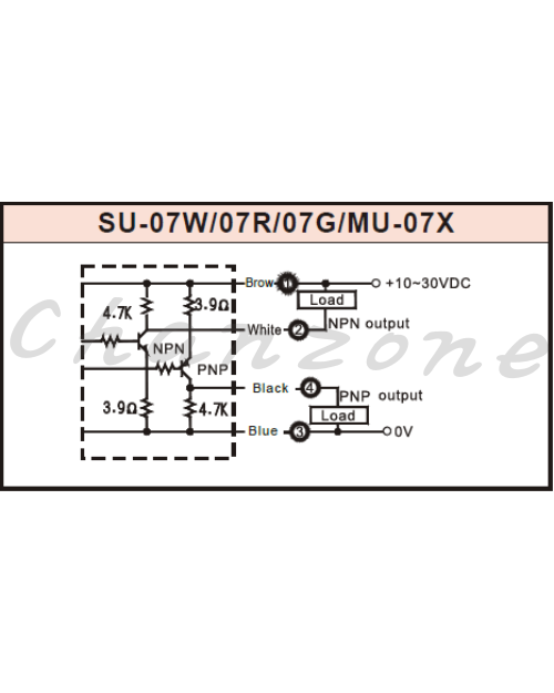 陽明電機 SU系列-對照式 U型光電傳感器 SU-07G