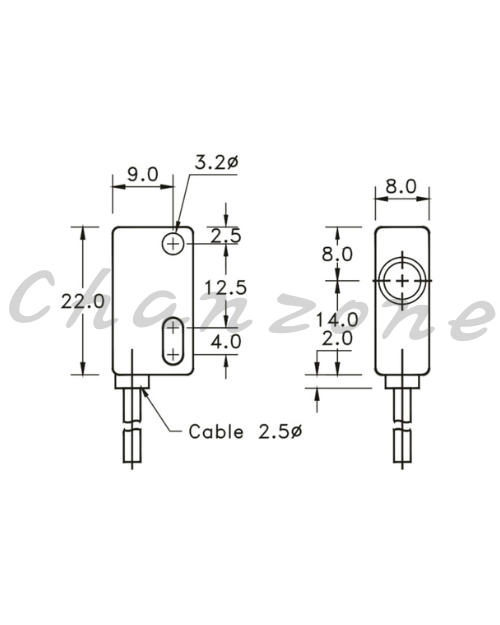 陽明電機 AS系列-光電頭/對照式 放大器分離式光電傳感器 SV-10