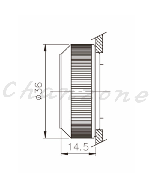 天得科技 Ø22/Ø25/Ø30直接式照光按鈕開關 T3IFR
