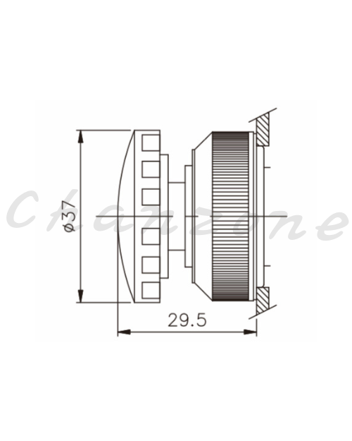 天得科技 Ø22/Ø25/Ø30直接式照光按鈕開關 T3IMR