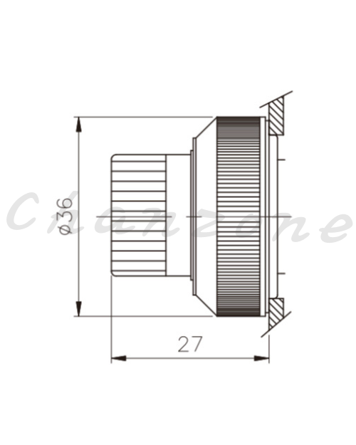 天得科技 Ø22/Ø25/Ø30直接式照光選擇開關 T3ISR