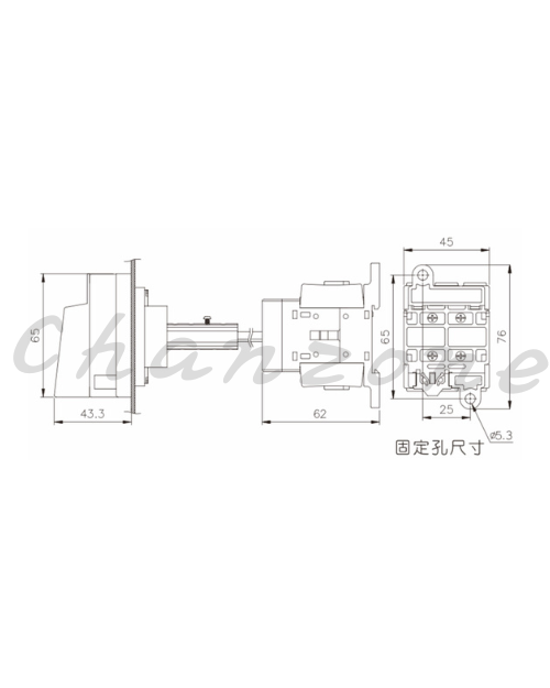 天得科技 電門開關 TDS16/25/33-BRR