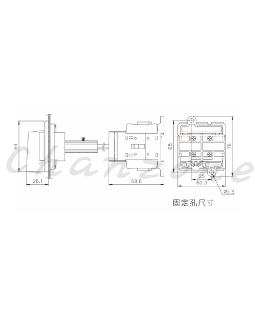 天得科技 電門開關 TDS40/66/80-BSR
