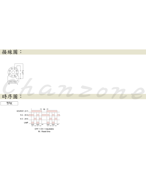 安良電氣 閃爍繼電器 TFK