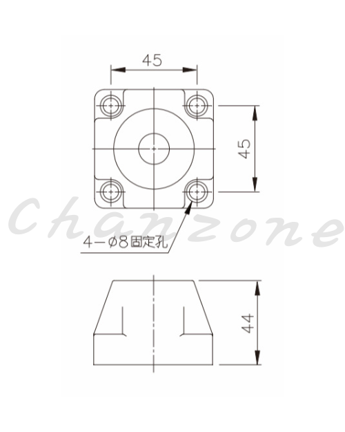 天得科技 防水式工作燈 方形底座 THL10-S4