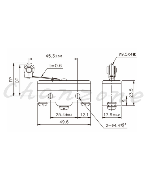 天得科技 微動開關 TM-1303